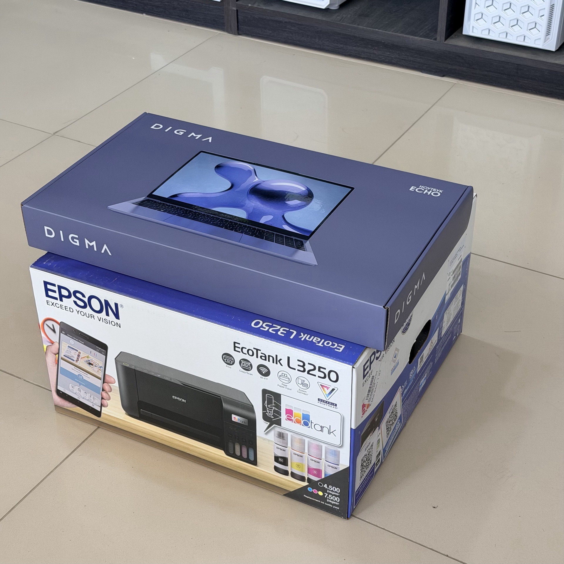 Epson L3250 цветной принтер